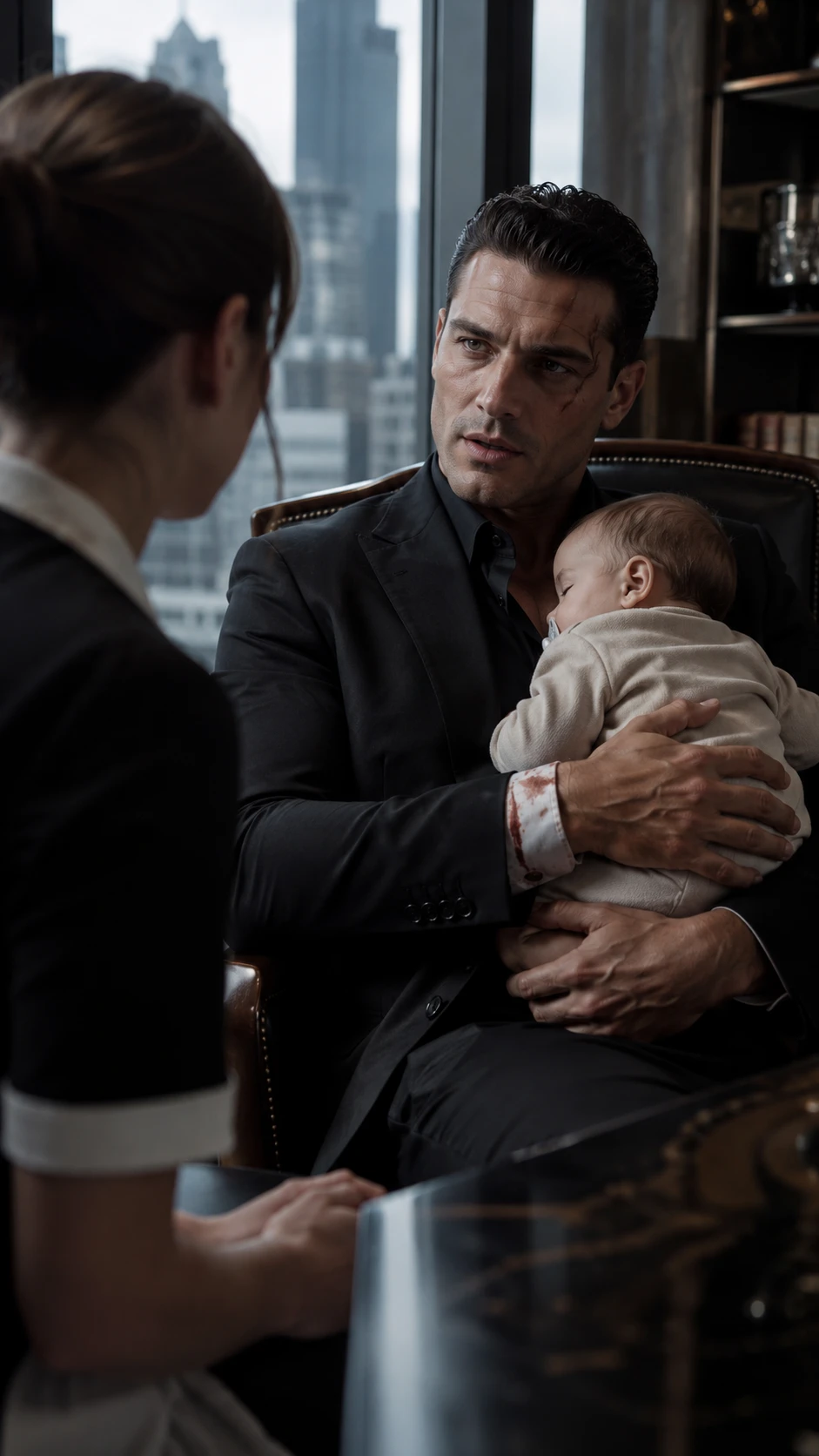 The Mafia Boss Held My Baby and Asked Where Her Father Was. By Dawn, the Blood Test Proved He Had Been Protecting Us Before He Even Knew Our Names.