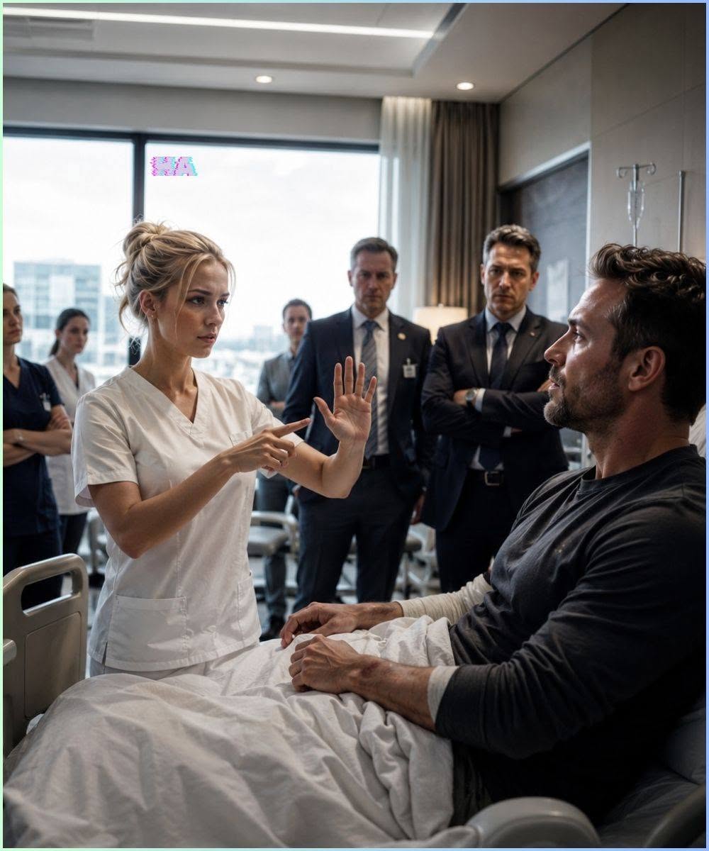 Coworkers Sent the Rookie Nurse to Mock a Deaf Billionaire War Hero, but the Hands She Raised Exposed the Hospital Boss Who Had Silenced Him for Three Days