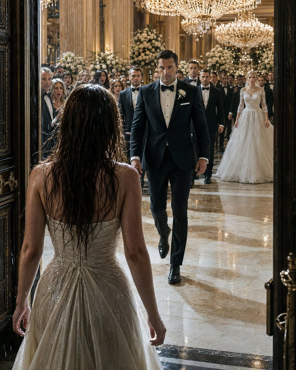 She Crashed a Mafia Wedding—Then the Mafia Boss Whispered, “You’re Mine Now”