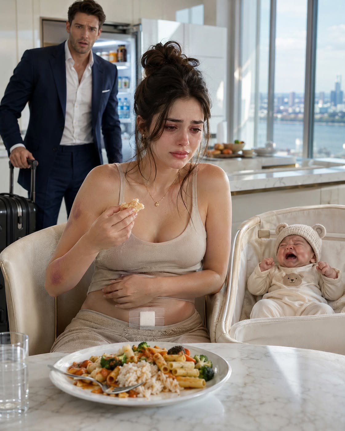 I Came Home Unannounced on New Year’s Eve to Meet My Newborn Son for the First Time — Instead I Found My Wife Starving in a Freezing Apartment While Our Baby Shivered from the Cold