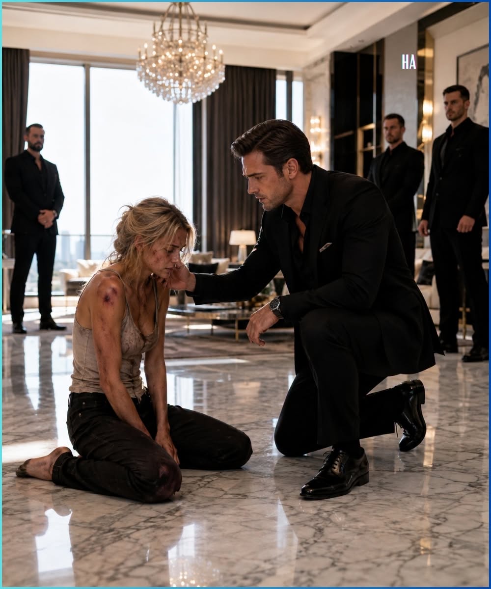 Too Bruised to Stand, She Collapsed in Front of the Mafia Boss and What His Hands Did Next Changed Both Their Lives
