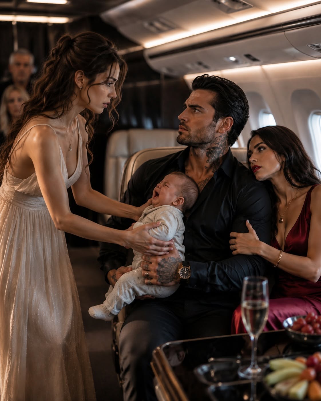 By the Time That Baby Had Screamed for Eighty-Seven Straight Minutes, the First-Class Cabin No Longer Looked Annoyed—It Looked Defeated