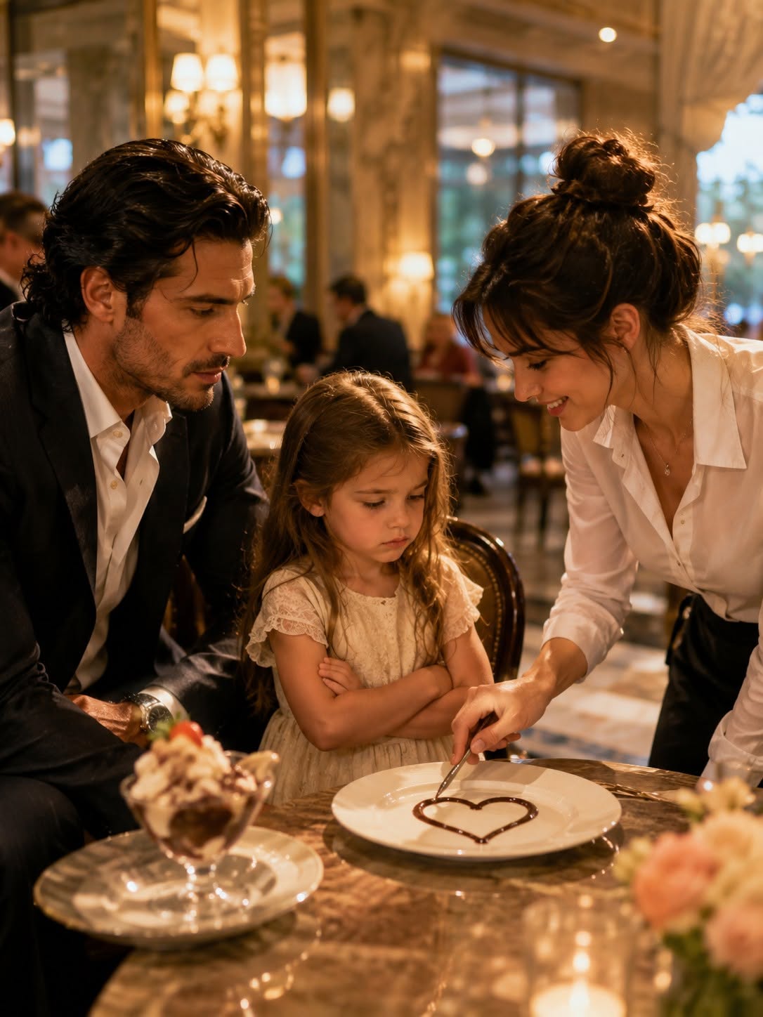Mafia Boss’s Daughter Never Spoke—Until a Waitress Drew a Chocolate Heart