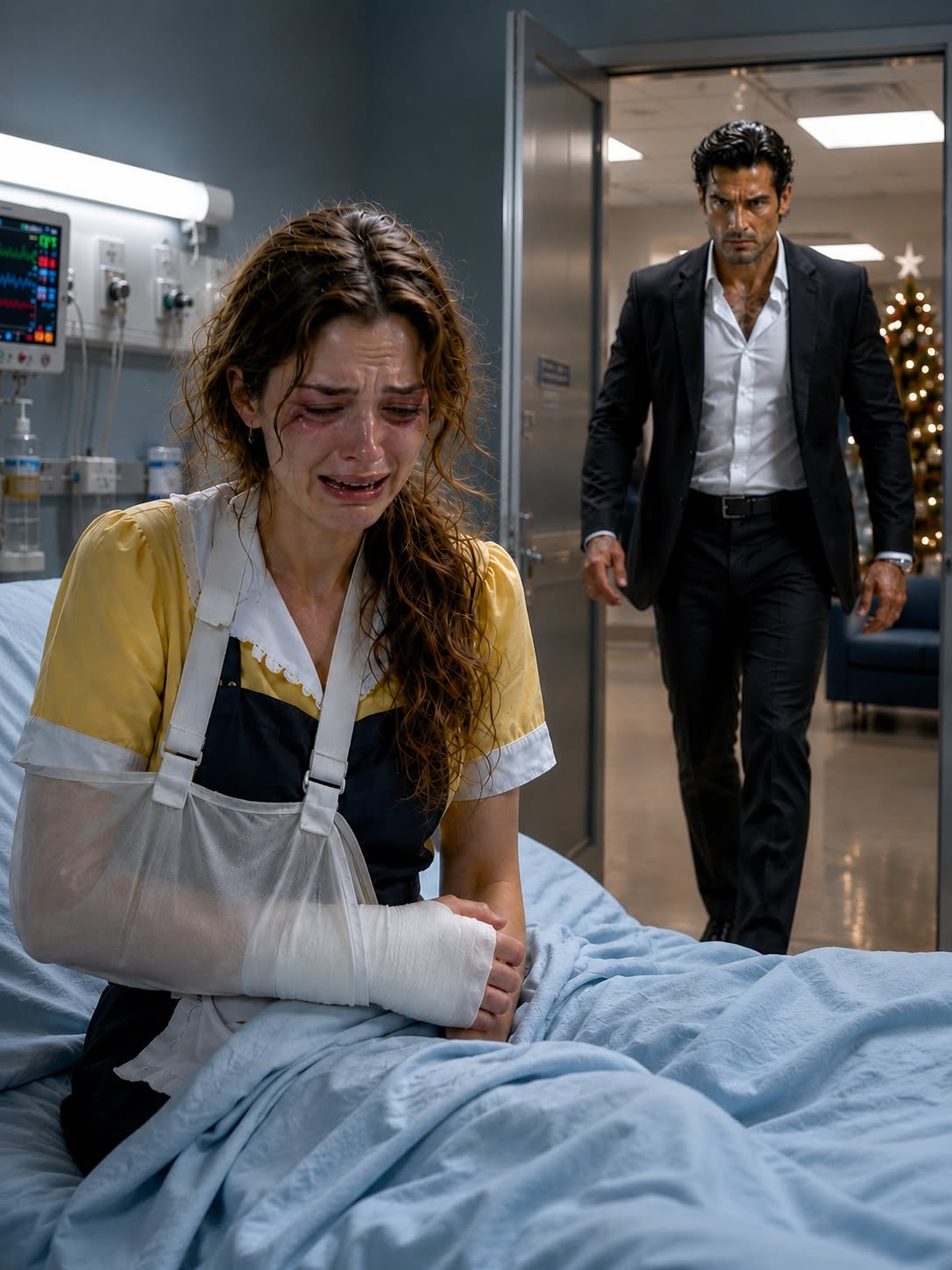On Christmas Eve, I Called My Mafia Boss From the Hospital to Apologize for Missing Work—He Arrived Alone, and My Missing Notebook Exposed the Man He Trusted Most