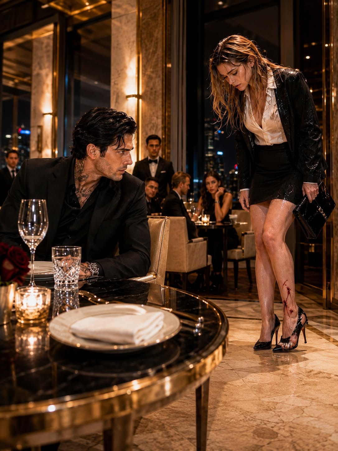 **She Apologized for Being Ten Minutes Late to the Mafia Boss—Then He Saw Blood on Her Shoe, and One Missing Provenance Page Identified the Real Target**