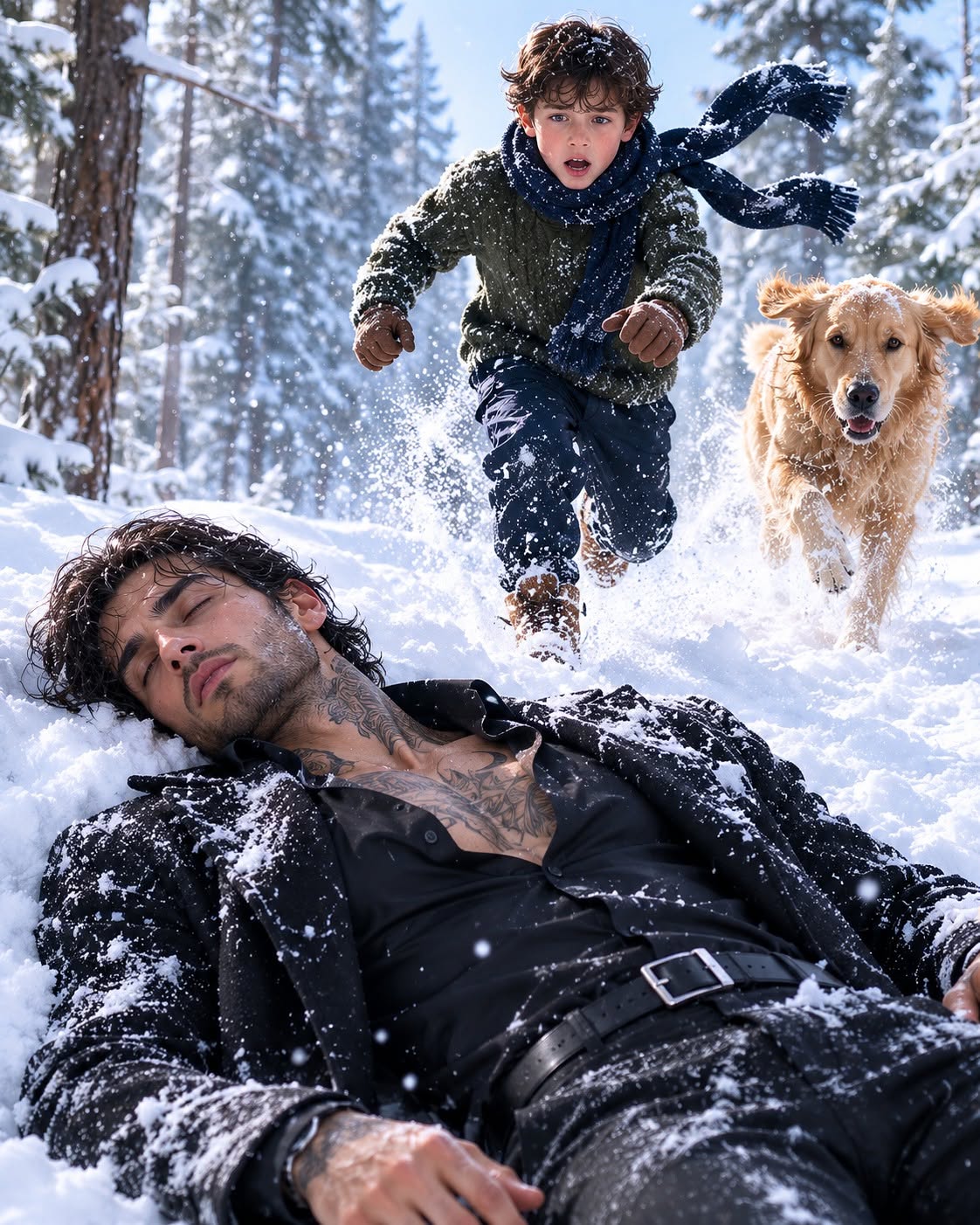 A nine-year-old boy followed his dog into a frozen Appalachian forest and found a cold-blooded mafia boss buried alive beneath the snow, his wrists bound and his mouth taped shut.